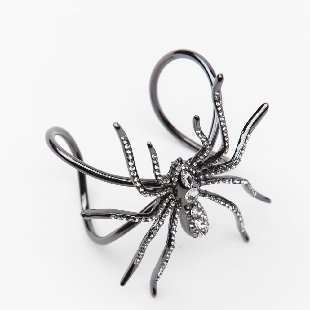 SPIDER RHINESTONE BRACELET
ANTHRACITE GREY